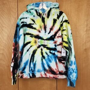 Volcom tye dye hoodie women's size medium